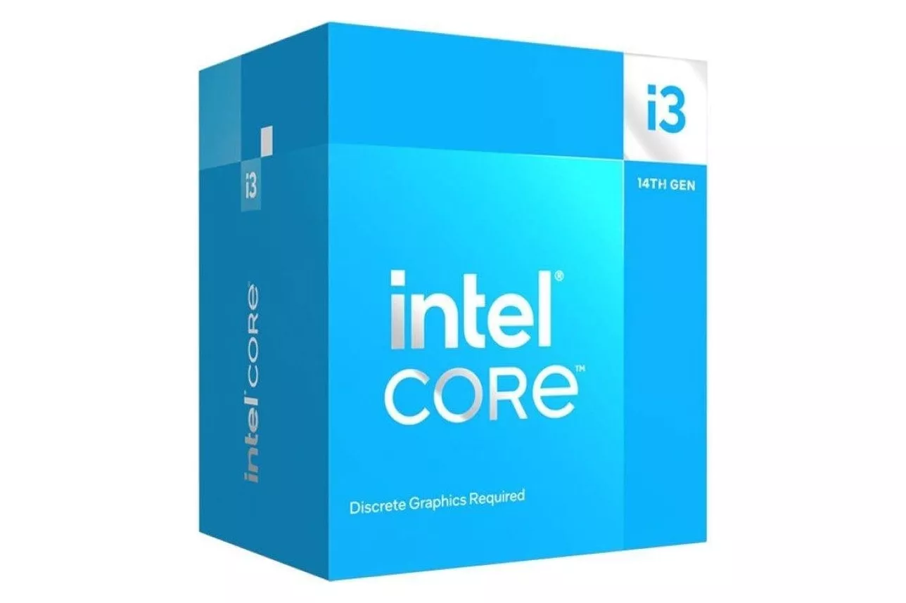 Procesador Intel Core i3-14100F 4 n&uacute;cleos 3,5/4,7 GHz Tray