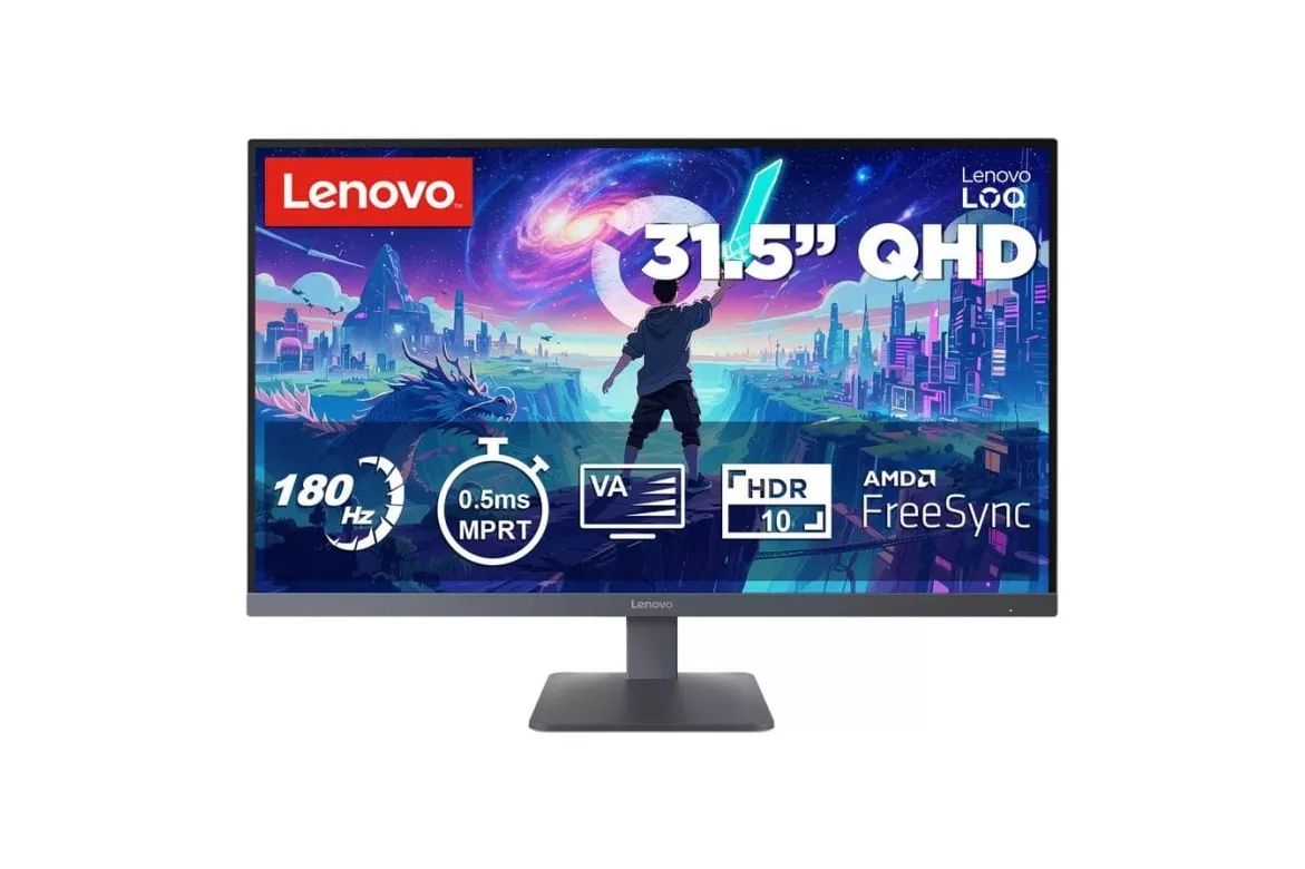 Monitor Lenovo LOQ 32Q-10 31,5" Wide Quad HD 180Hz VA HDR10 FreeSync