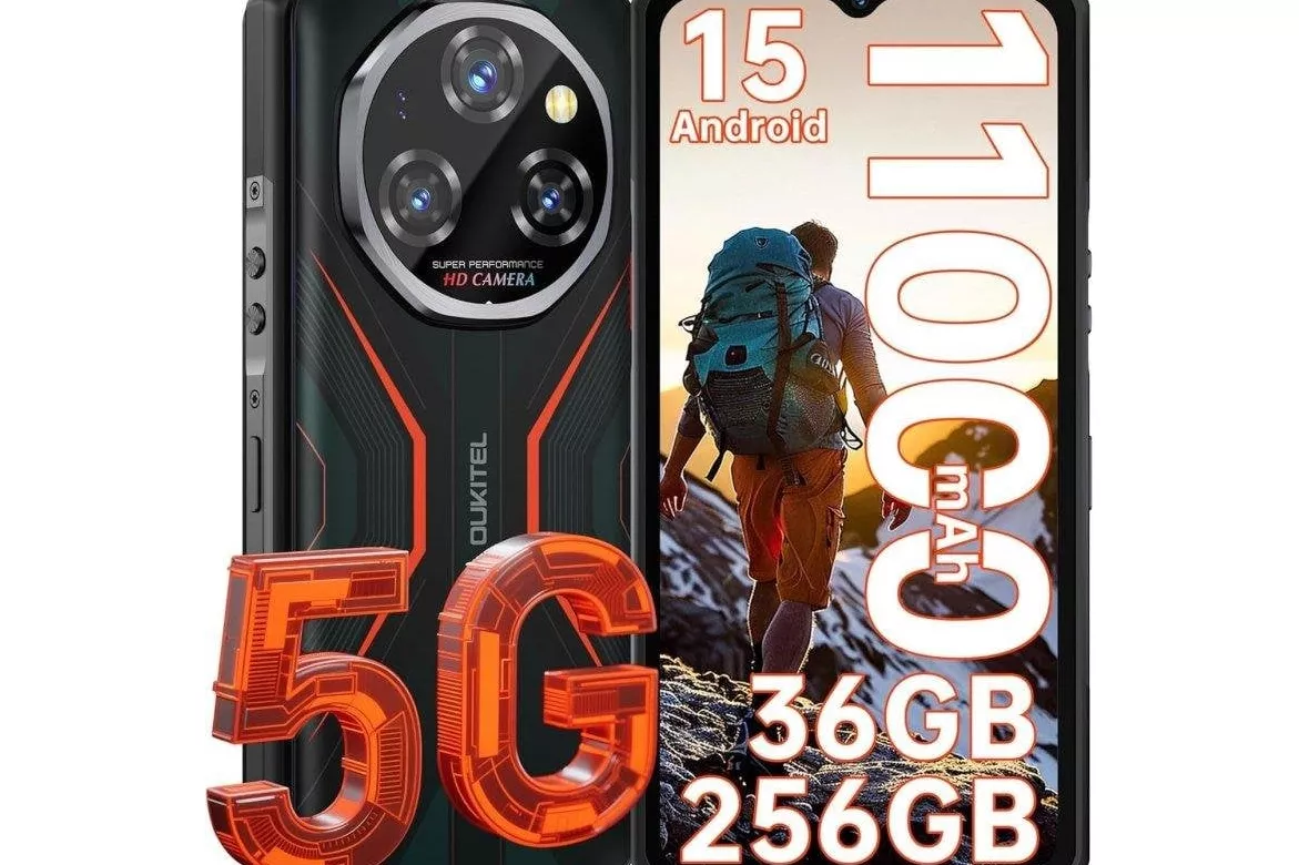 Oukitel WP55 5G 12GB 256GB 6,6" Negro c&aacute;mara 108 MP