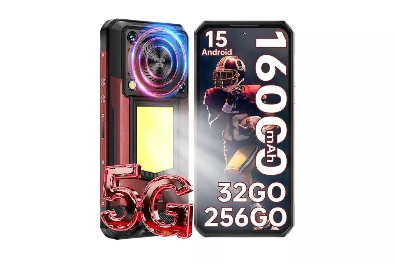 Oukitel WP56 5G 12GB Rojo 6.8" 512GB bater&iacute;a 16000 mAh