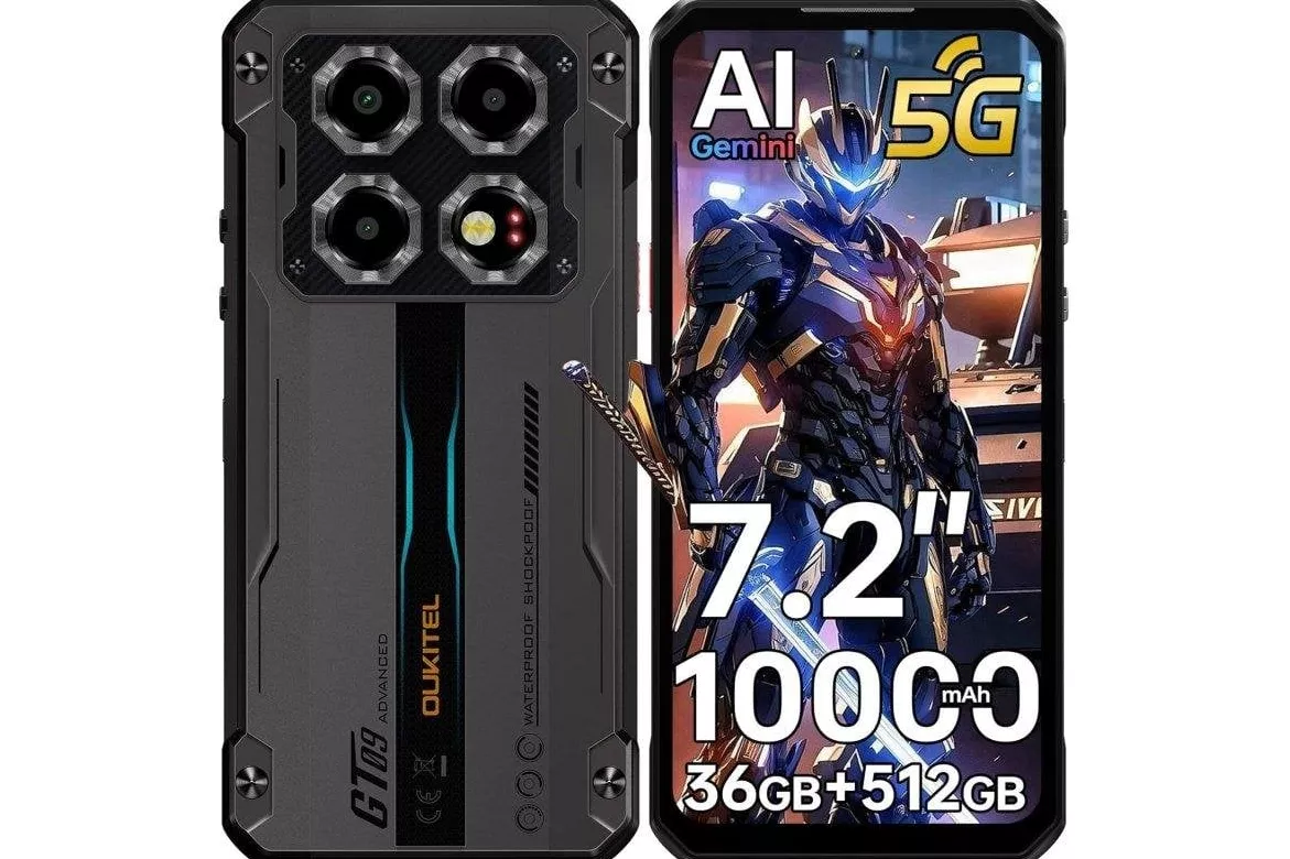 Oukitel WP60 5G 12GB 7.2" 512GB Negro resistente a golpes