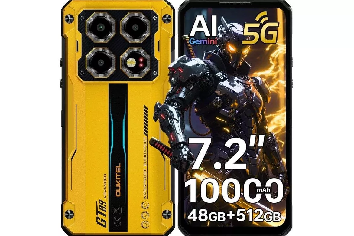 Oukitel WP60 5G 16GB 512GB 7.2" Amarillo