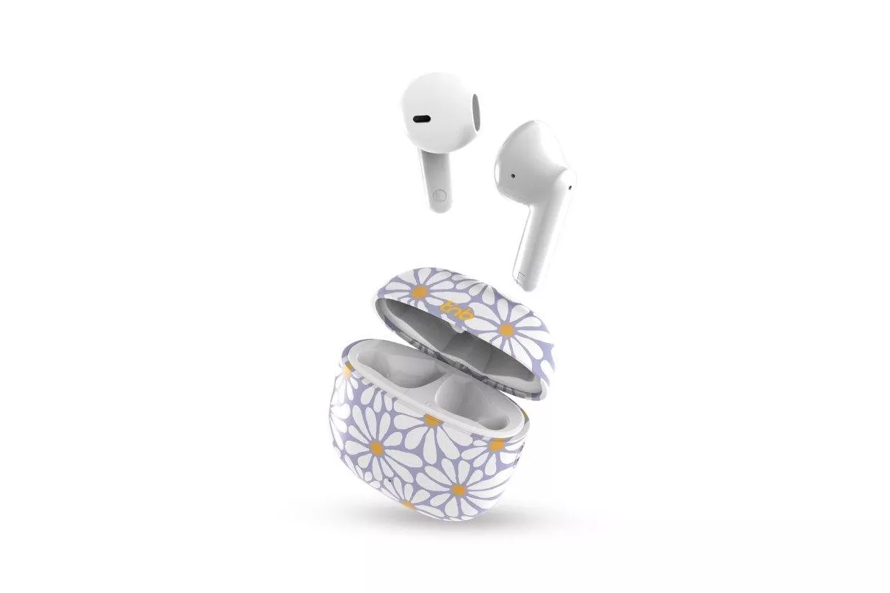 Auriculares TnB Flower EBXFLOWER inal&aacute;mbricos Bluetooth semiintrauditivos florales