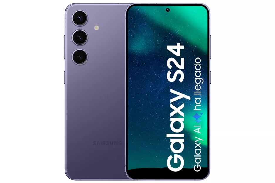 Smartphone/M&oacute;vil Samsung Galaxy S24 6.2" 8GB 128GB 5G Violeta Cobalt EE