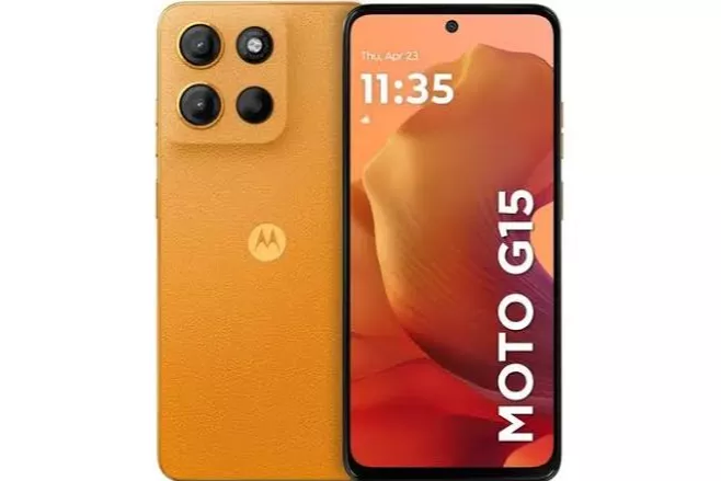 Smartphone/M&oacute;vil Motorola Moto G15 6.7" 8GB 128GB 4G Naranja