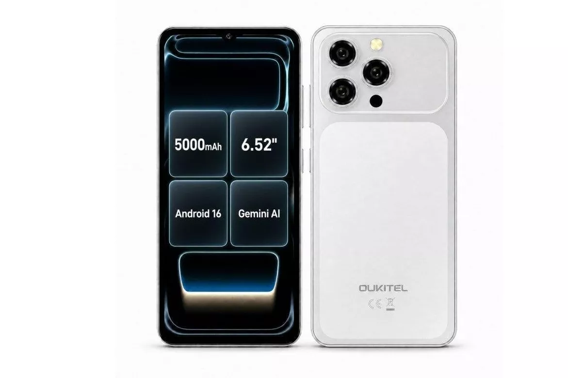 Oukitel C17 4G 4GB 64GB Plata 6,52" Dual SIM