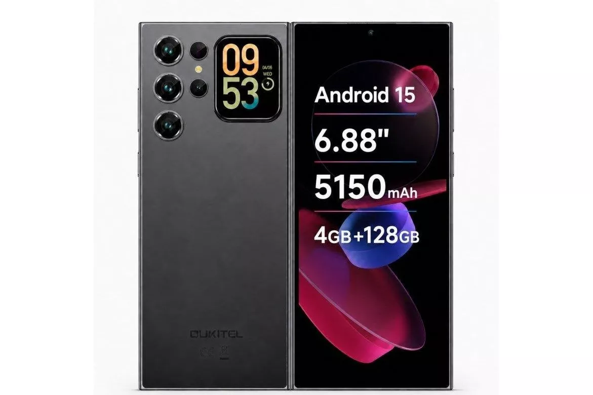 Oukitel C62 4G 4GB 6.88" 128GB Negro bater&iacute;a de larga duraci&oacute;n