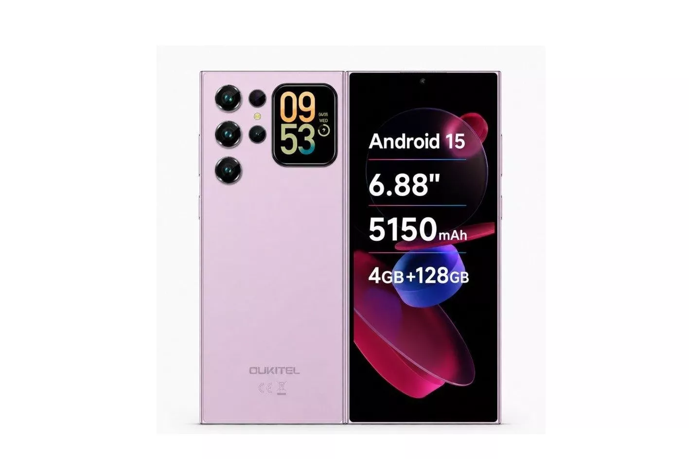 Oukitel C62 4G 4GB 128GB 6.88" Morado