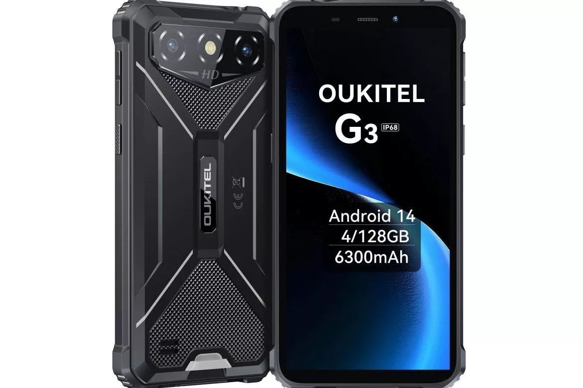 Oukitel G3 4G 4GB 6" 128GB Negro doble SIM