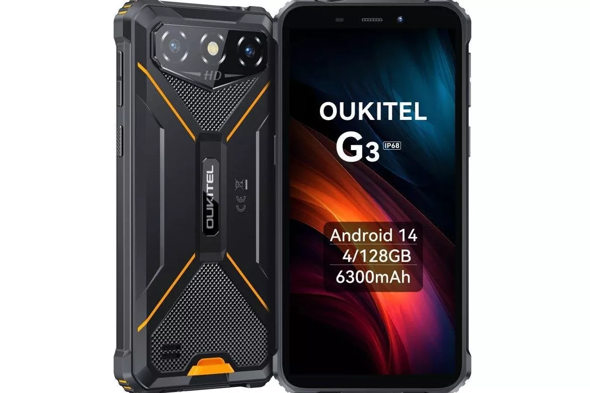 Oukitel G3 4G 4GB 128GB 6" Naranja