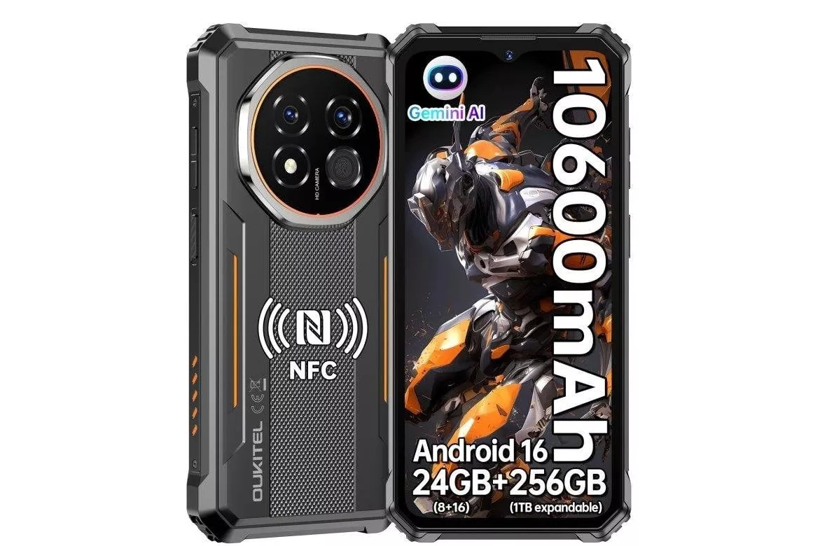Oukitel G6 4G 8GB 256GB 6,52" Naranja Resistente a ca&iacute;das