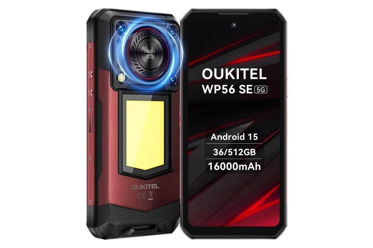 Oukitel WP56 5G 12GB Rojo 512GB 6,8" Bater&iacute;a potente