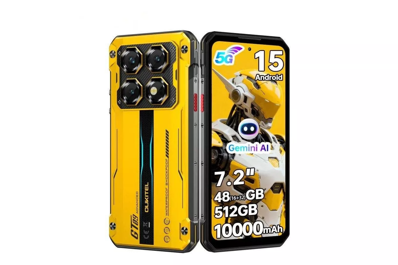 Oukitel WP60 5G 16GB 7.2" 512GB Amarillo bater&iacute;a larga duraci&oacute;n