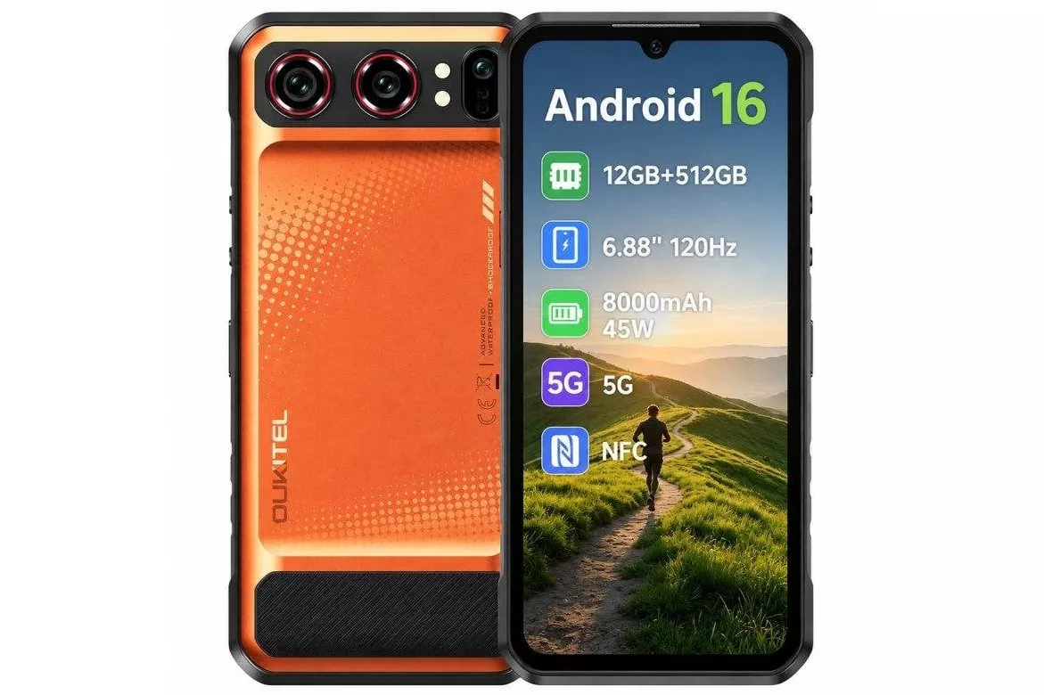 Oukitel WP68 Air 5G 12GB 512GB 6.88" Naranja