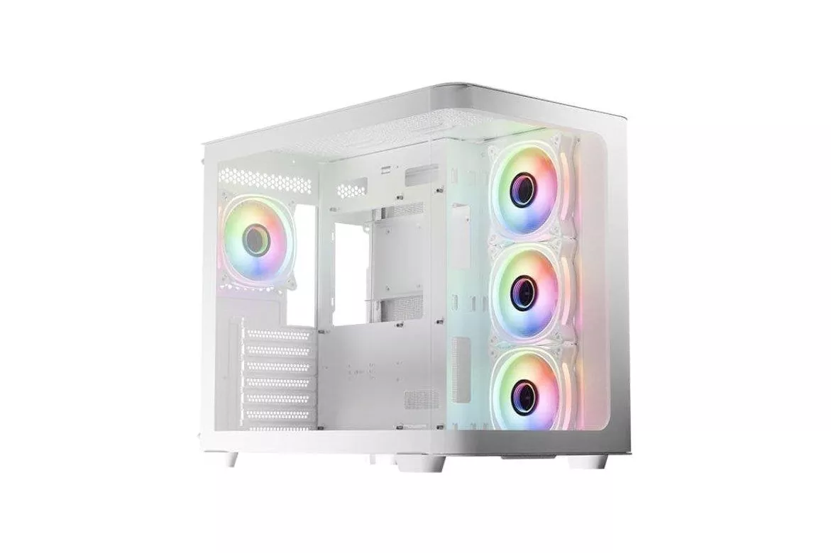Caja PC LC-Power Gaming 8001W Pro-Storm Light Blanca ATX