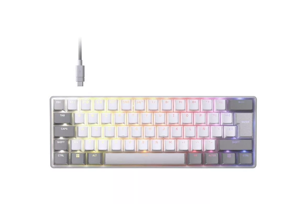 Teclado Corsair CLIPPER PRO MINI 60 Hall Effect Magn&eacute;tico compacto con RGB y resistencia IP57
