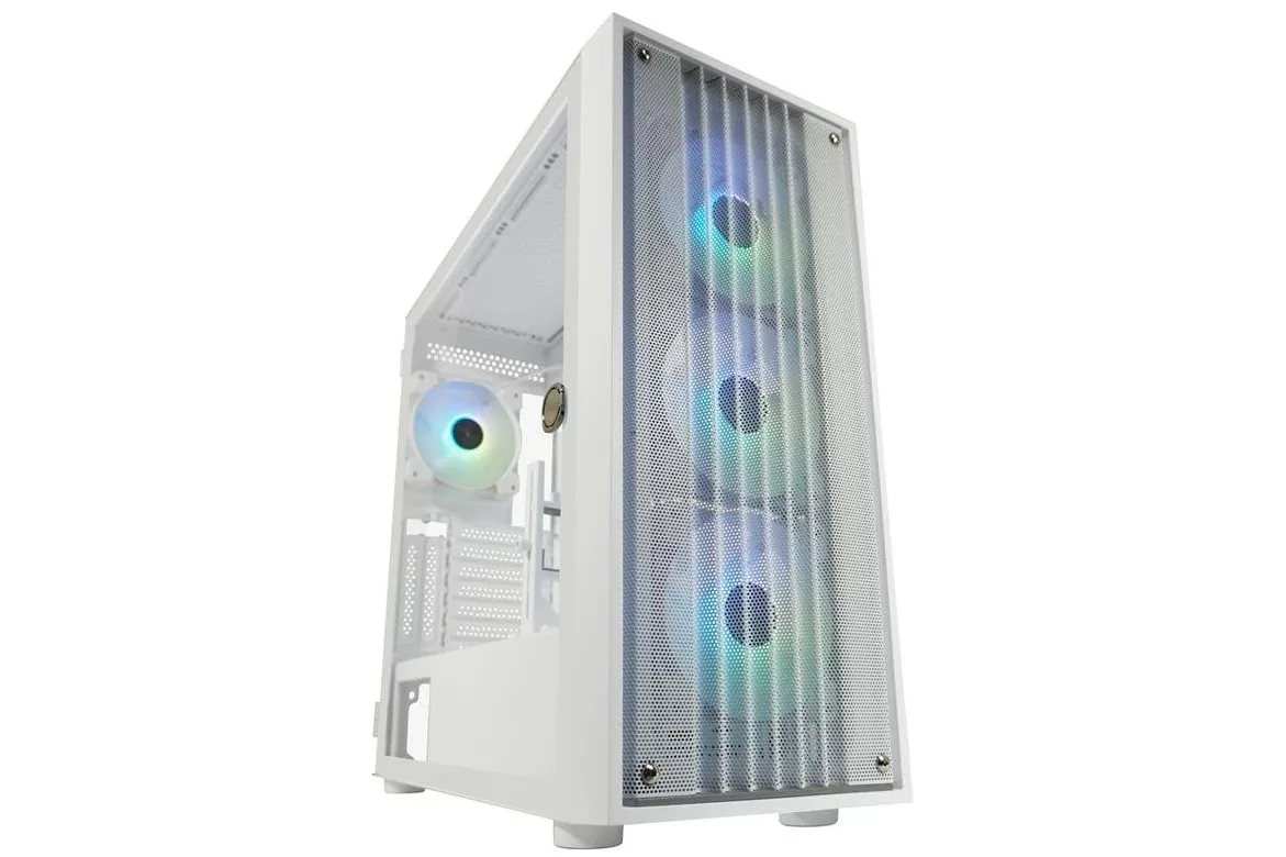 Caja PC LC-Power Gaming 810W Bright-Crawler-X Midi-Tower Blanca ARGB