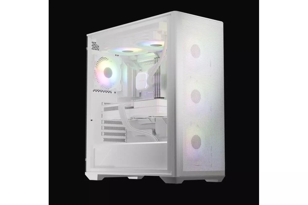 Caja PC LC-Power Gaming 811W Meshwork_XL Light Blanca ATX Midi-Tower