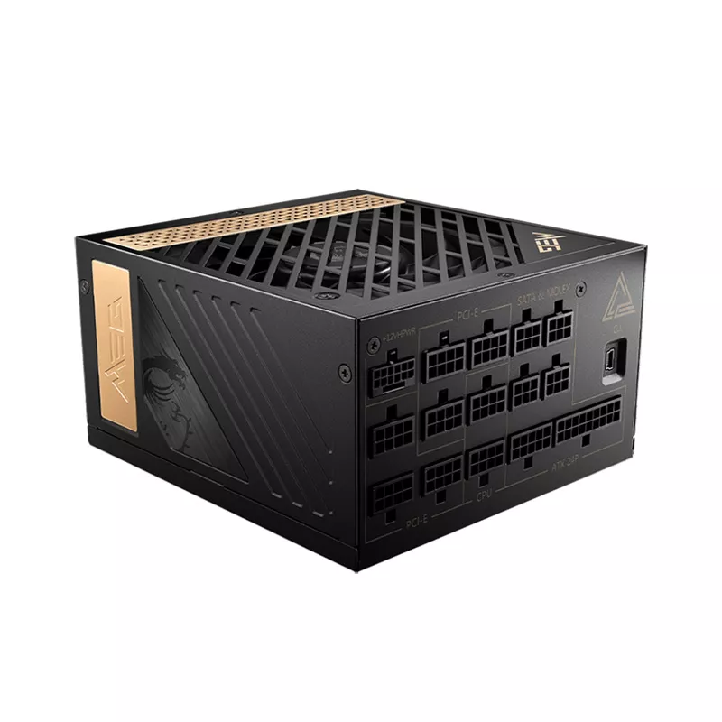 Fuente/PSU MSI MEG Ai1000P 80 Plus Platinum 1000W ATX 3.0 PCIE 5.0 Modular