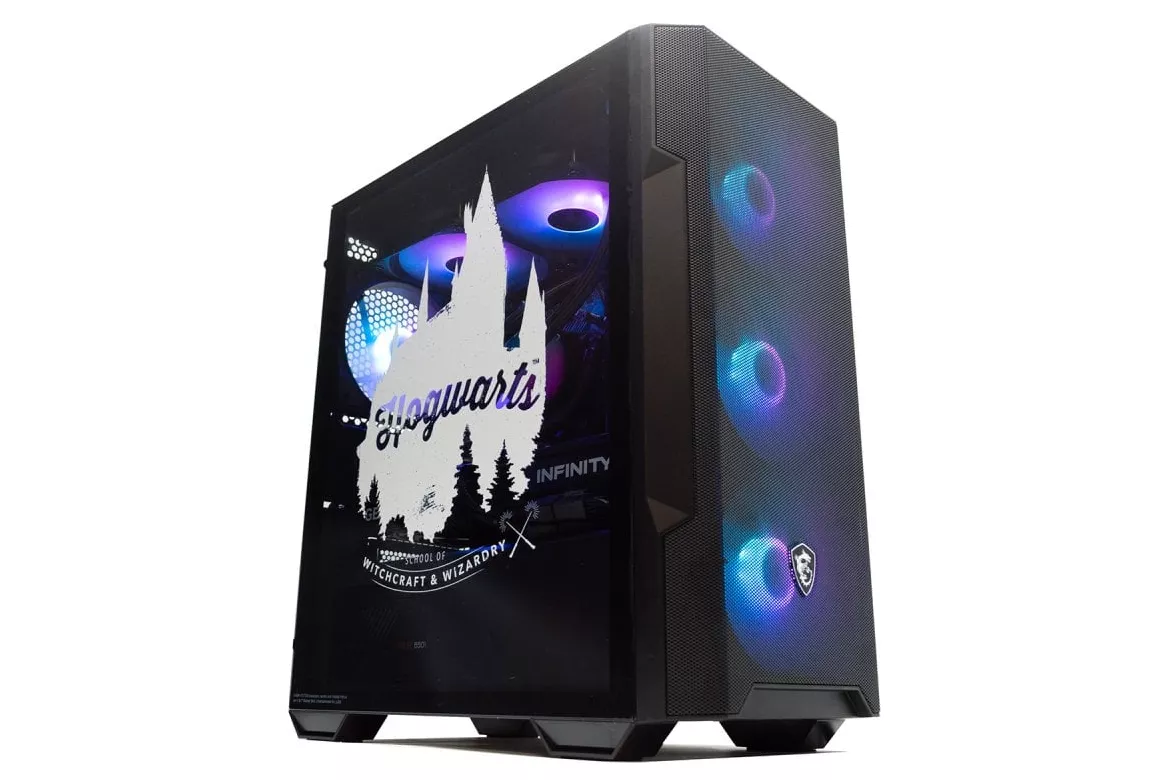 MSI MAG FORGE M100R Cristal Templado USB 3.2 ARGB Negra Castle of magic