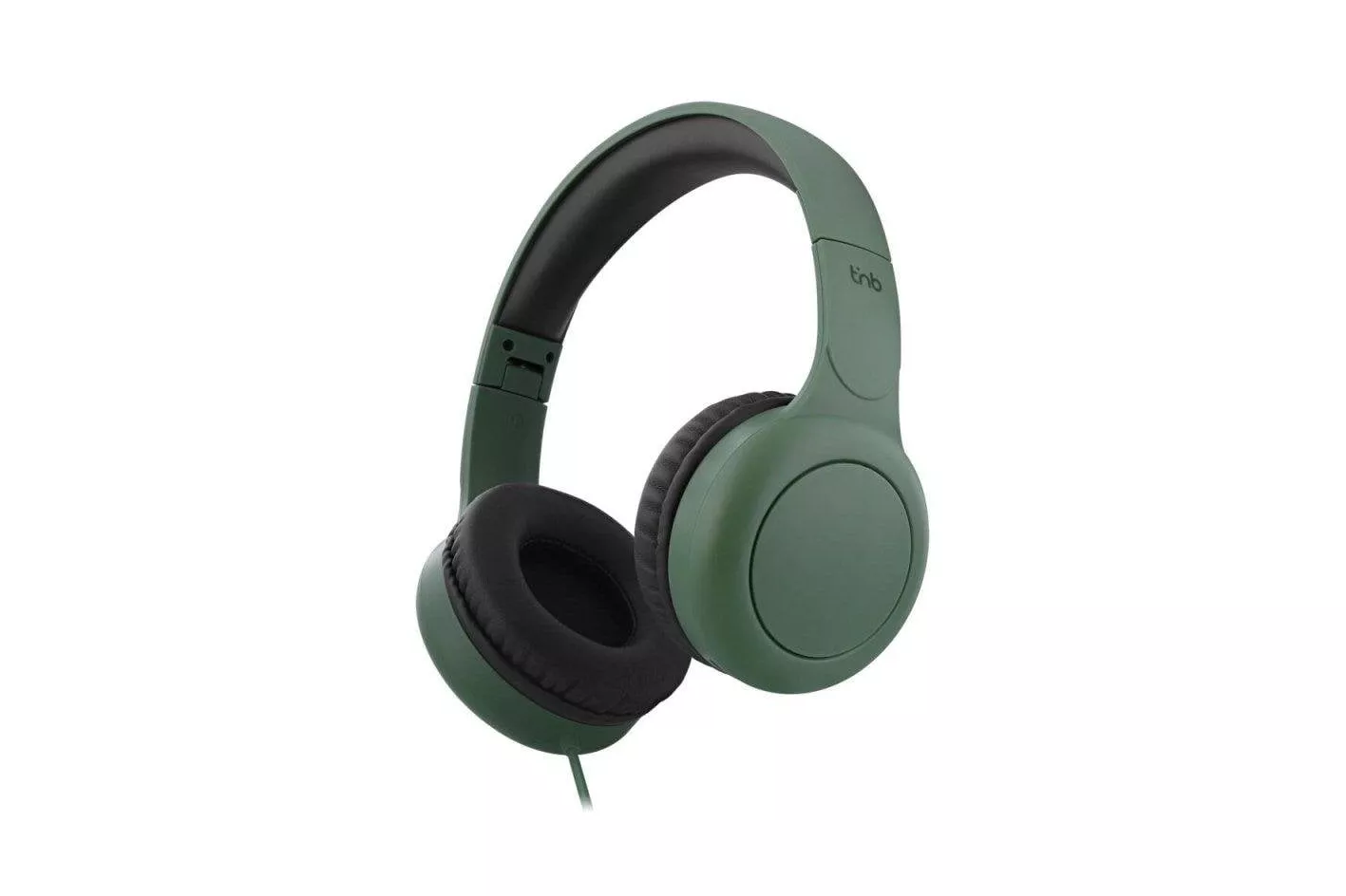 Auriculares TnB Tonality Link con cable USB-C, micr&oacute;fono y plegables, verde y negro