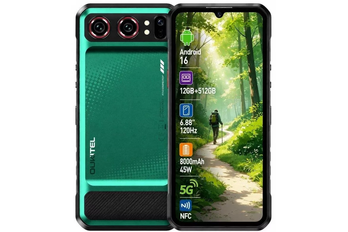 Oukitel WP68 Air 5G 12GB 512GB 6.88" Verde
