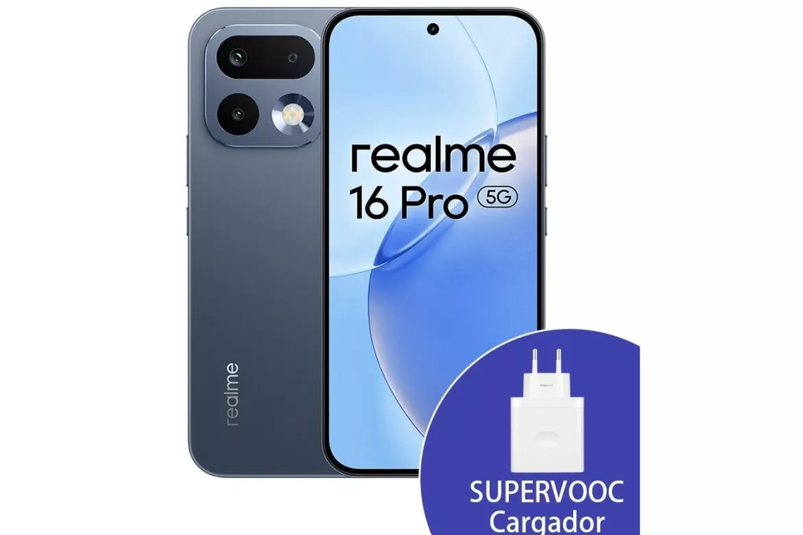 Realme 16 Pro 5G 8GB 512GB 6.78" Gris Incluye cargador 45W