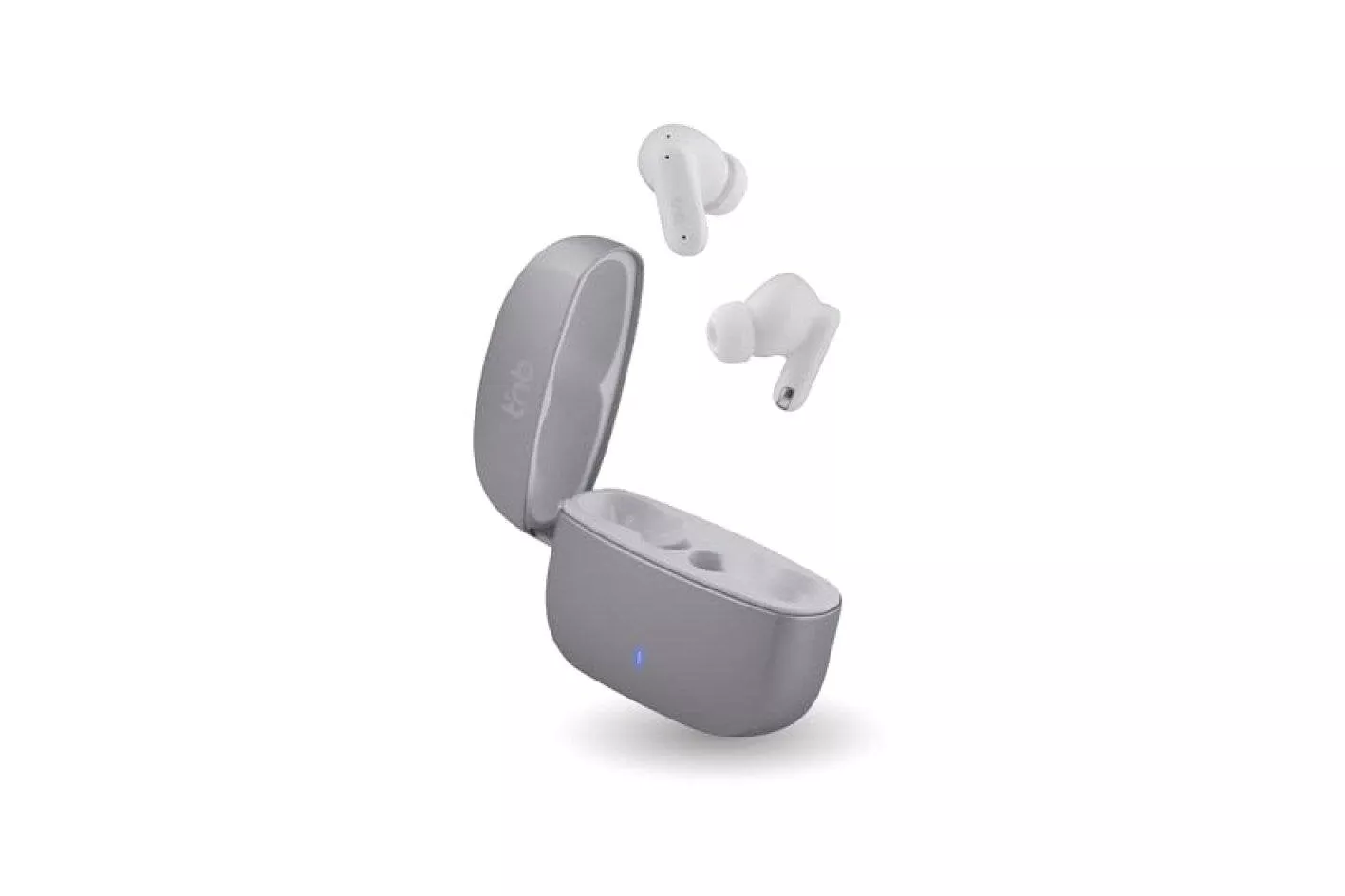 Auriculares TnB TWS Zip inal&aacute;mbricos Bluetooth con cancelaci&oacute;n activa de ruido, gris