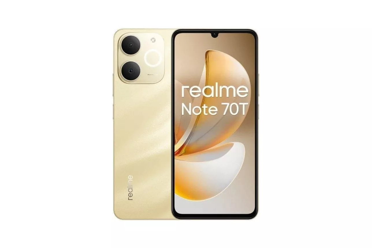 Realme Note 70T 4G 4GB 64GB 6.74" Dorado