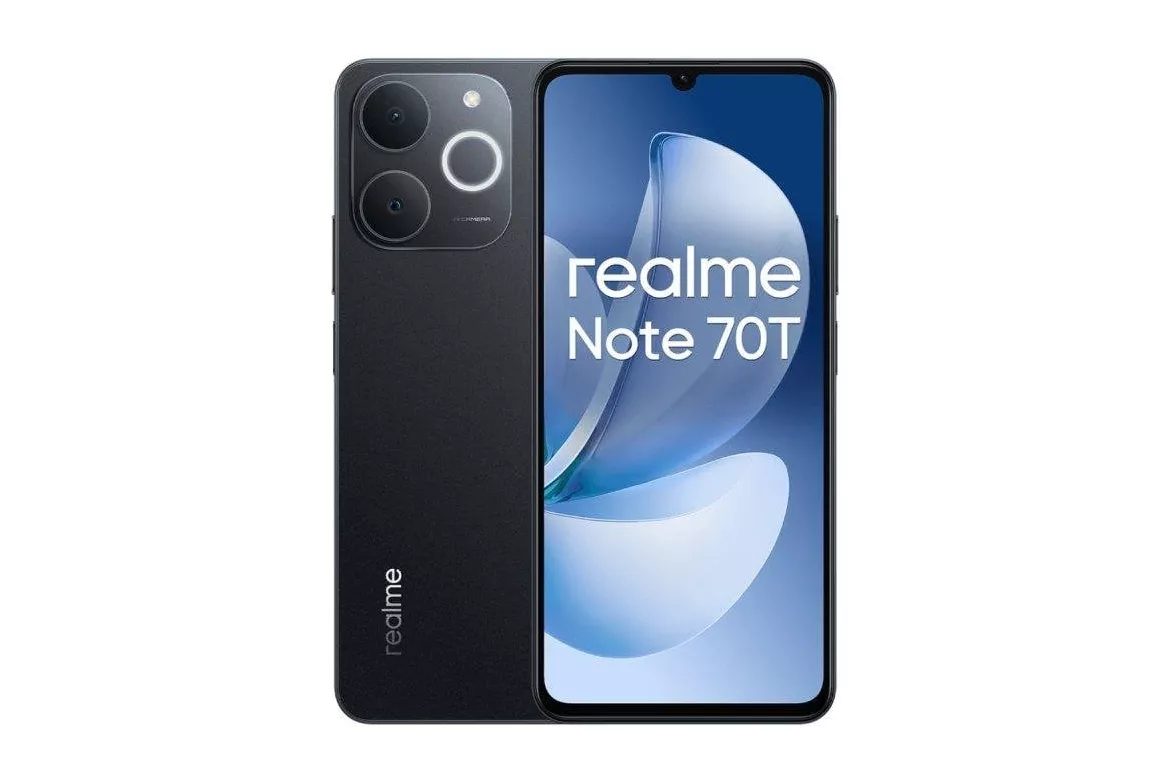 Realme Note 70T 4G 4GB 6.74" 256GB Negro Doble SIM