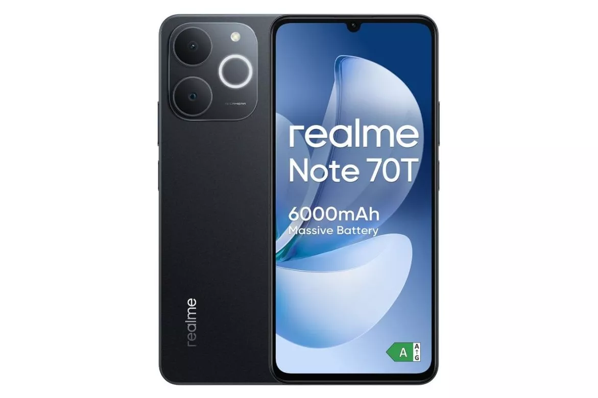 realme Note 4G 4GB 256GB 6.74" Negro