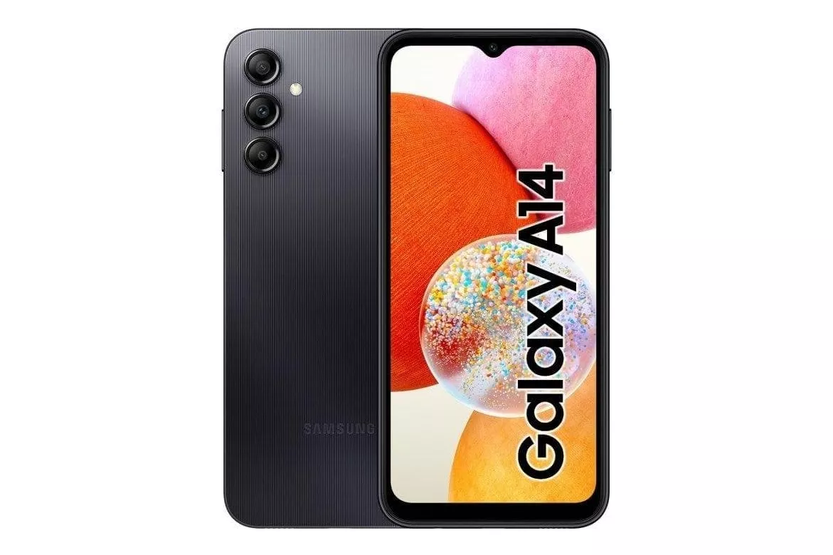 Samsung Galaxy A14 4/64GB Negro Libre Versi&oacute;n Internacional