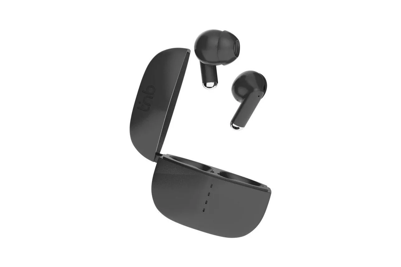 Auriculares TnB ZIP inal&aacute;mbricos intrauditivos con controles t&aacute;ctiles, negros