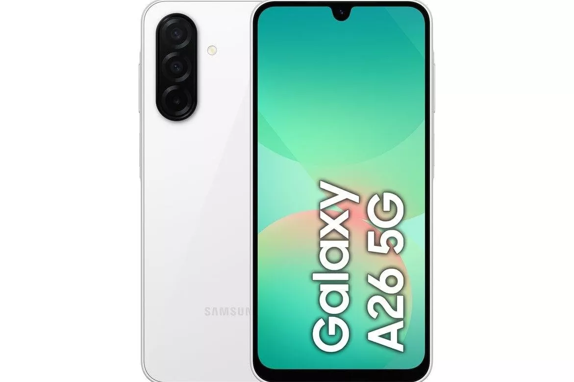 Samsung Galaxy A26 5G 6GB/128GB Smartphone 6.7" Super AMOLED Android 15 Blanco Versi&oacute;n Internacional