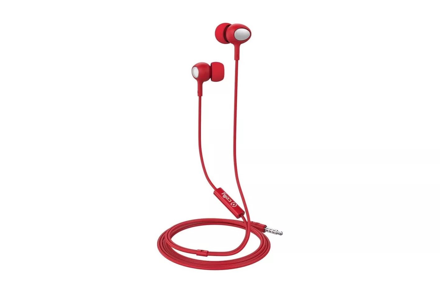Celly UP500 Auriculares Intrauditivos Rojos