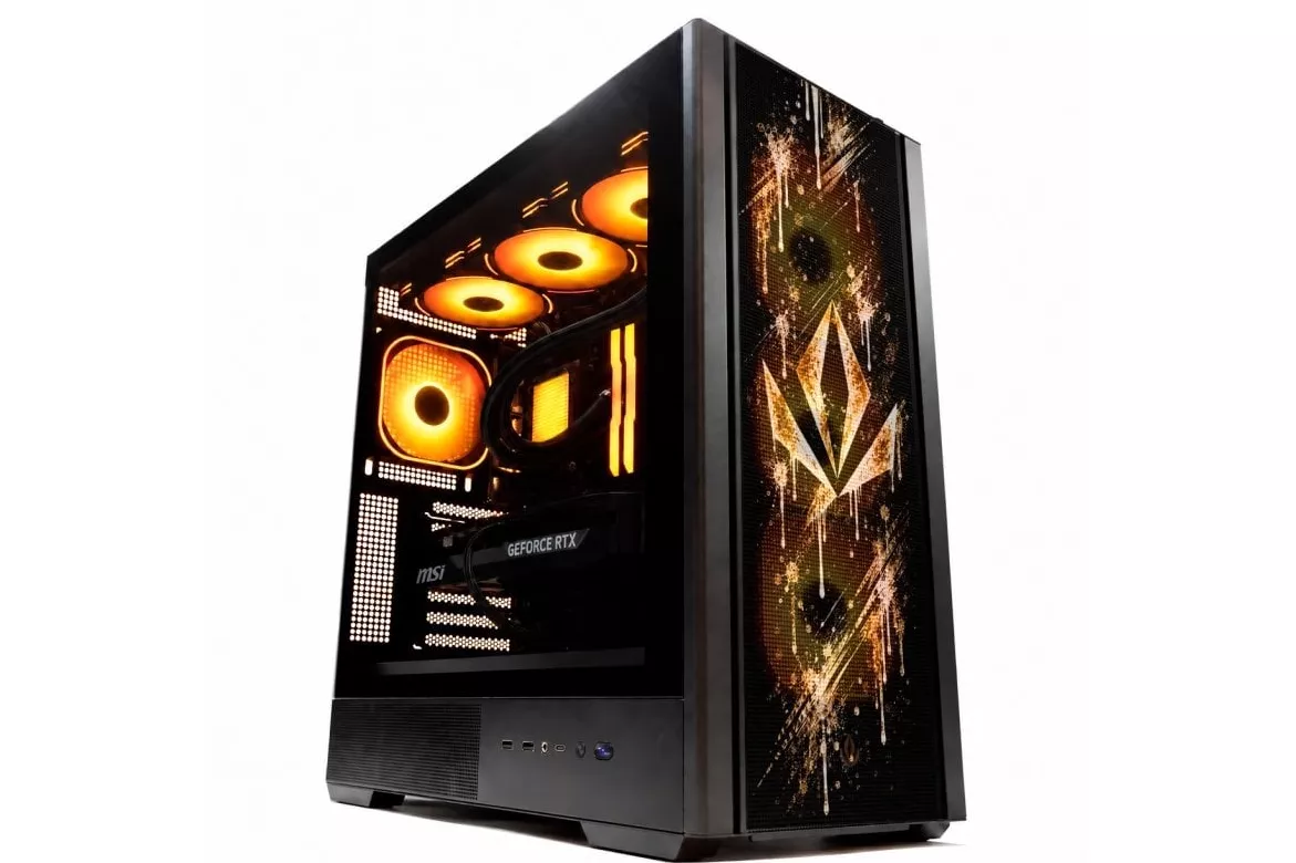 Forgeon Airflow Noxis ARGB USB-C Mesh ATX Negra/Splash