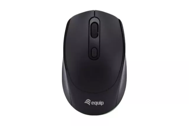 Equip 245122 Rat&oacute;n Inal&aacute;mbrico RF 2,4 GHz 1600 DPI Compacto y Ambidiestro Negro