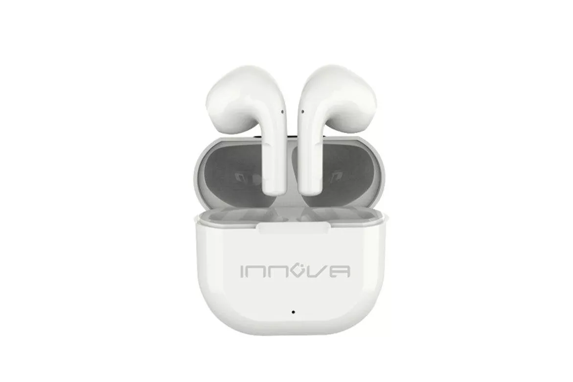 Auriculares INNOVA MINI inal&aacute;mbricos Bluetooth TWS blancos