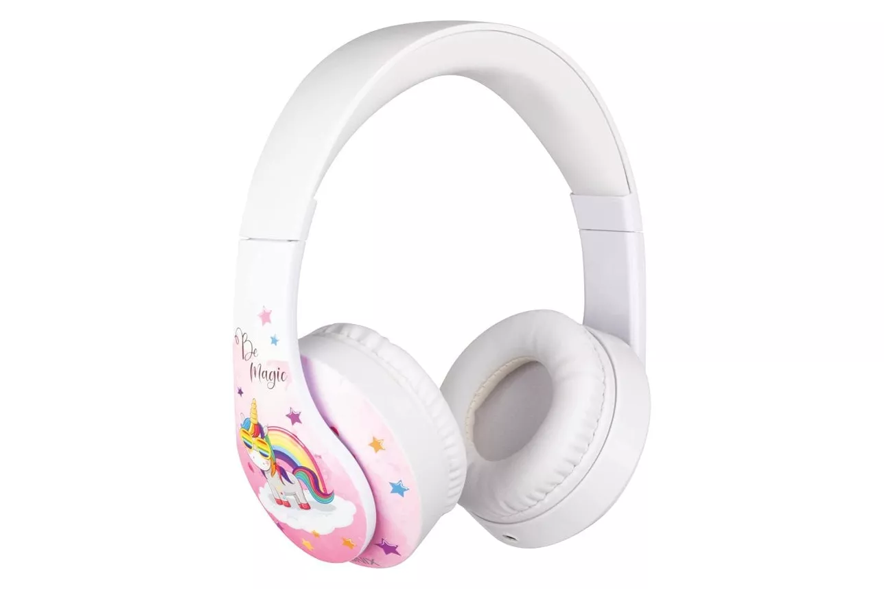 Konix Be Magic Auriculares Gaming de Unicornio Blanco/Rosa