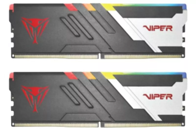 Memoria RAM Patriot Viper Venom RGB 64GB 2x32GB DDR5 6000MHz CL36 Negro Blanco