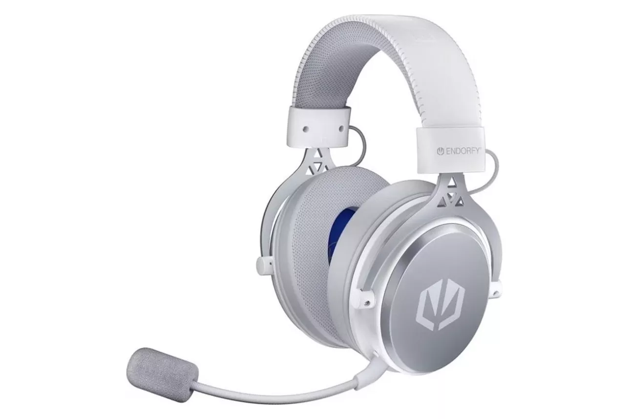Auriculares Endorfy VIRO Wireless inal&aacute;mbricos Bluetooth gaming con micr&oacute;fono blancos