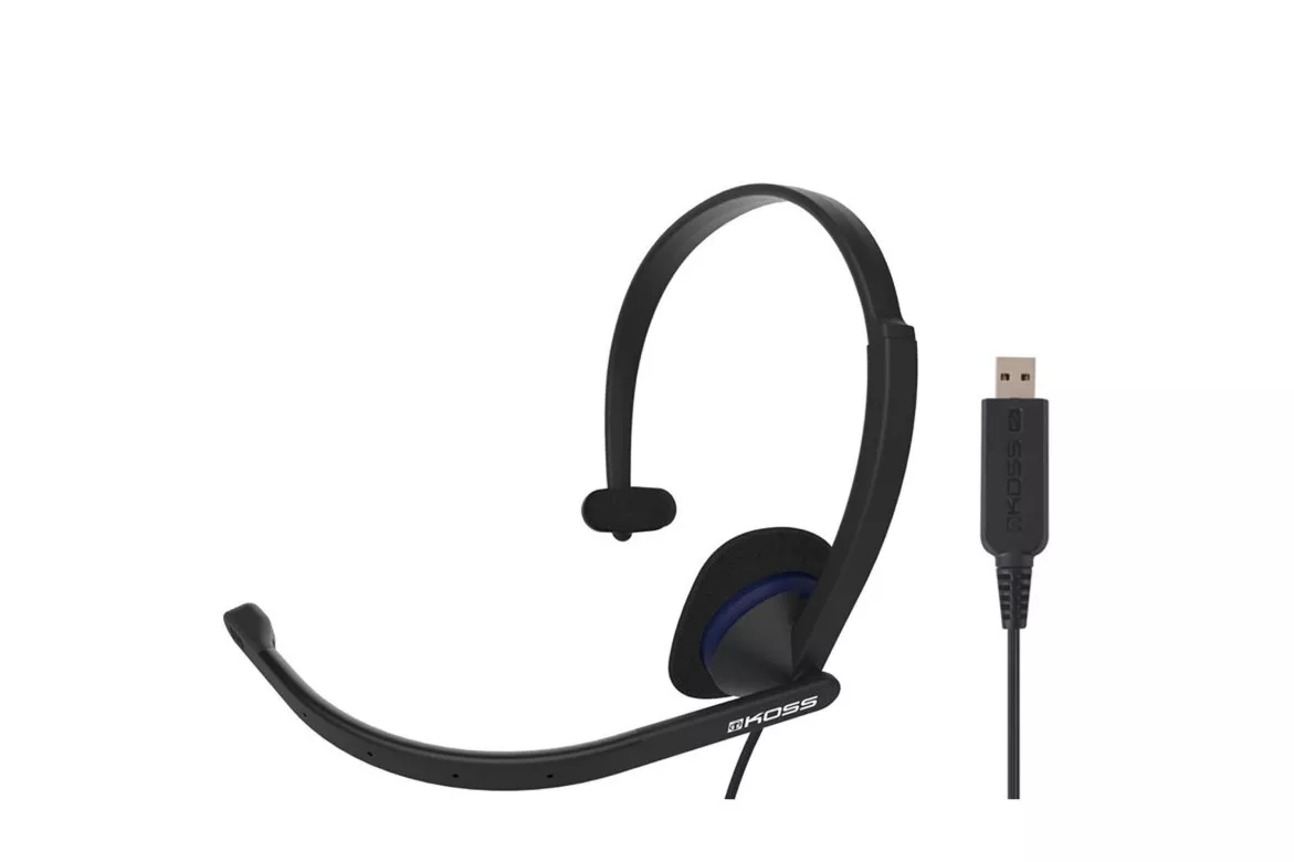 Koss CS195 USB Auricular con Micr&oacute;fono Negro
