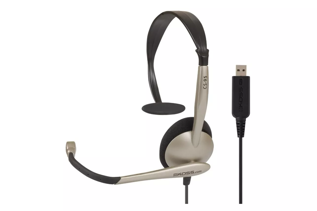 Koss CS95 USB Auricular con Micr&oacute;fono Beige