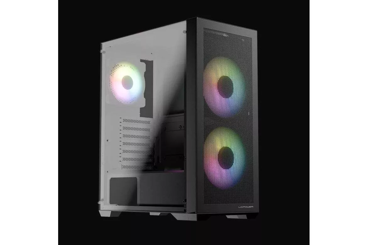 Caja PC LC-Power Gaming 717B Meshwork-L Dark Midi-Tower