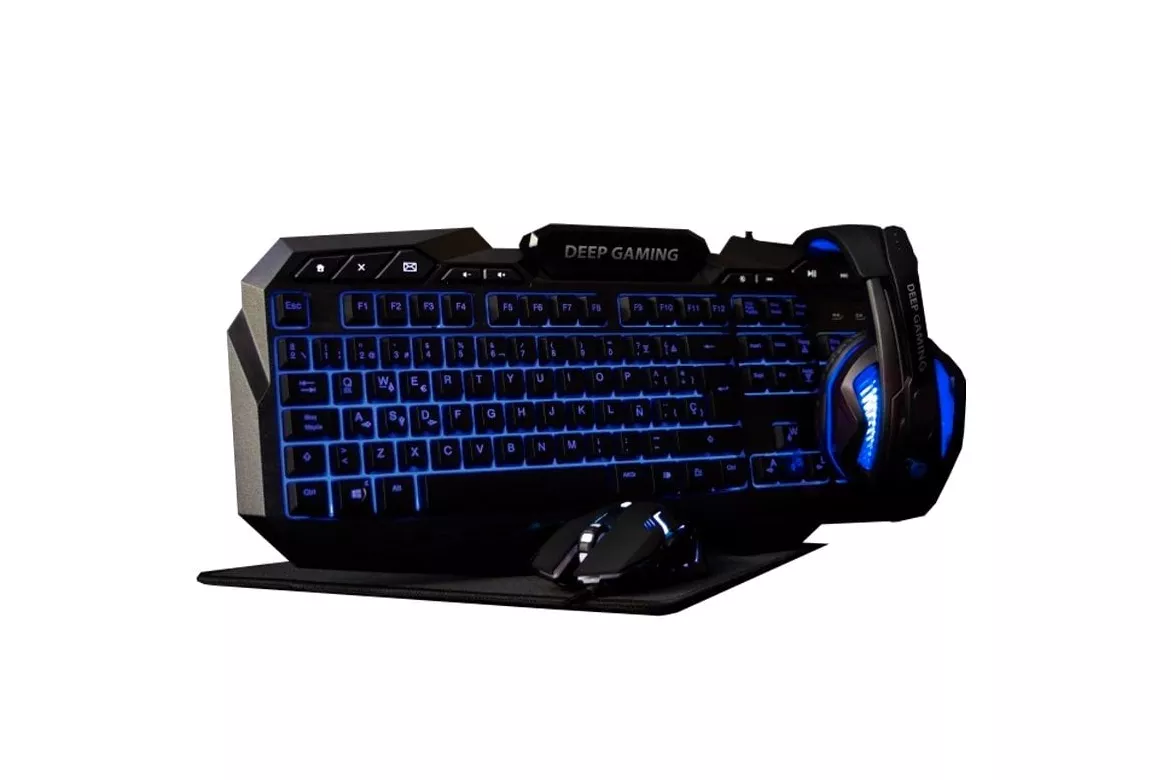 CoolBox X-Wing Combo Gaming Teclado + Rat&oacute;n + Auriculares + Alfombrilla