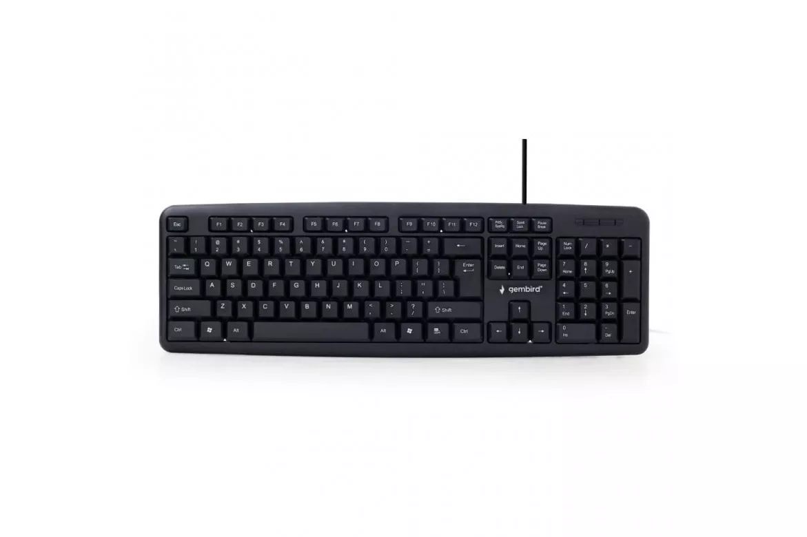 Gembird KB-U-103-ES Teclado USB Negro