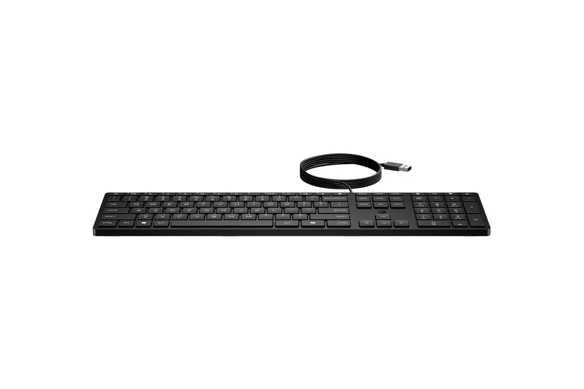 Teclado de membrana HP 320K Layout ES profesional con cable USB
