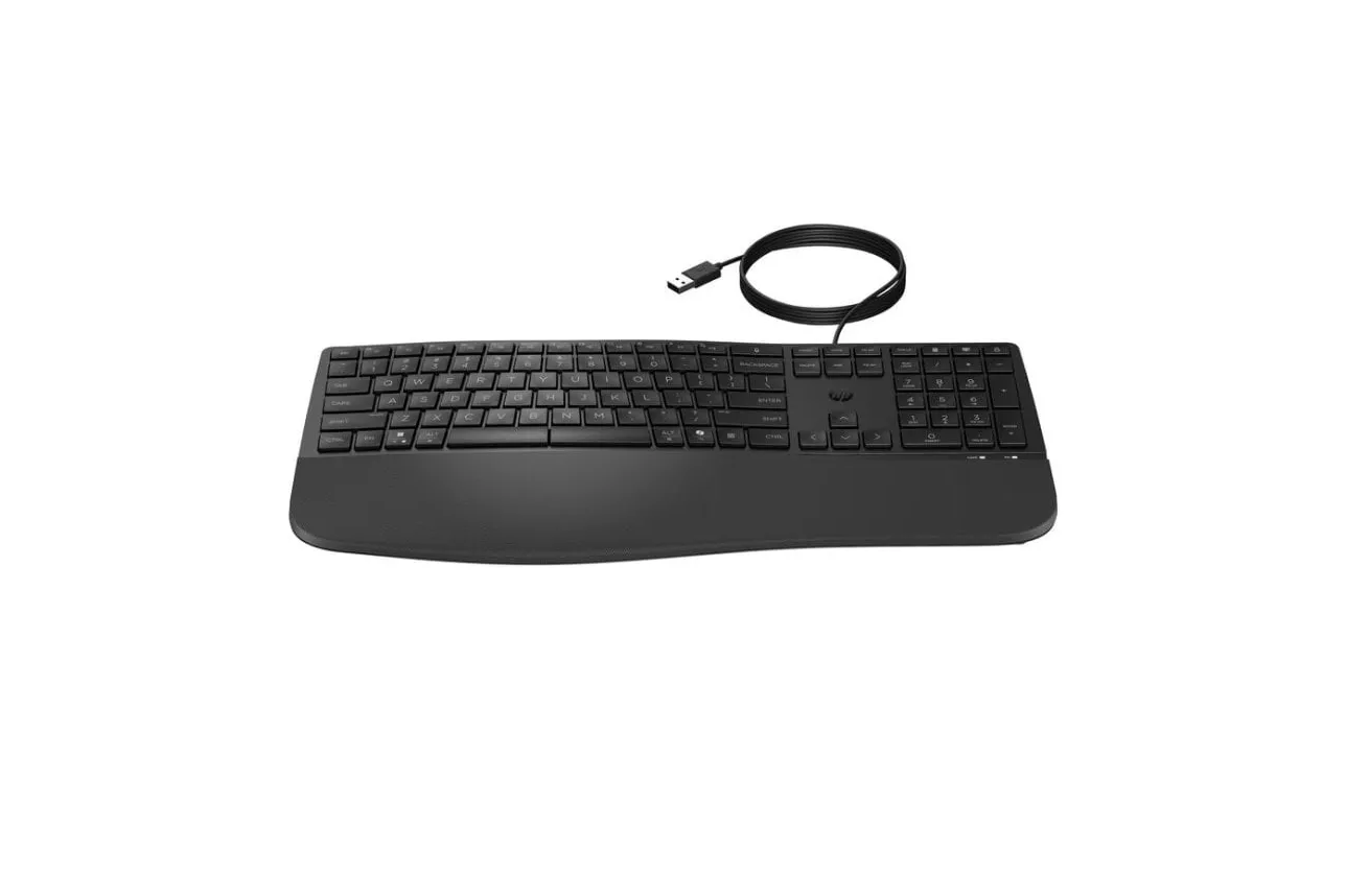 Teclado HP 485 CFT WD membrana Layout ES cableado reposamu&ntilde;ecas resistente a salpicaduras