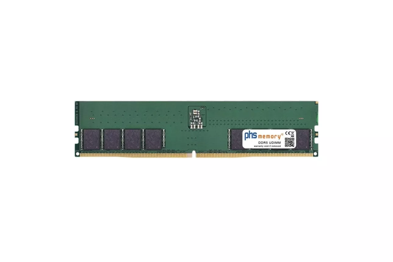 Memoria RAM PHS-memory 64 GB (4 x 16 GB) DDR5 5600 MHz Negro