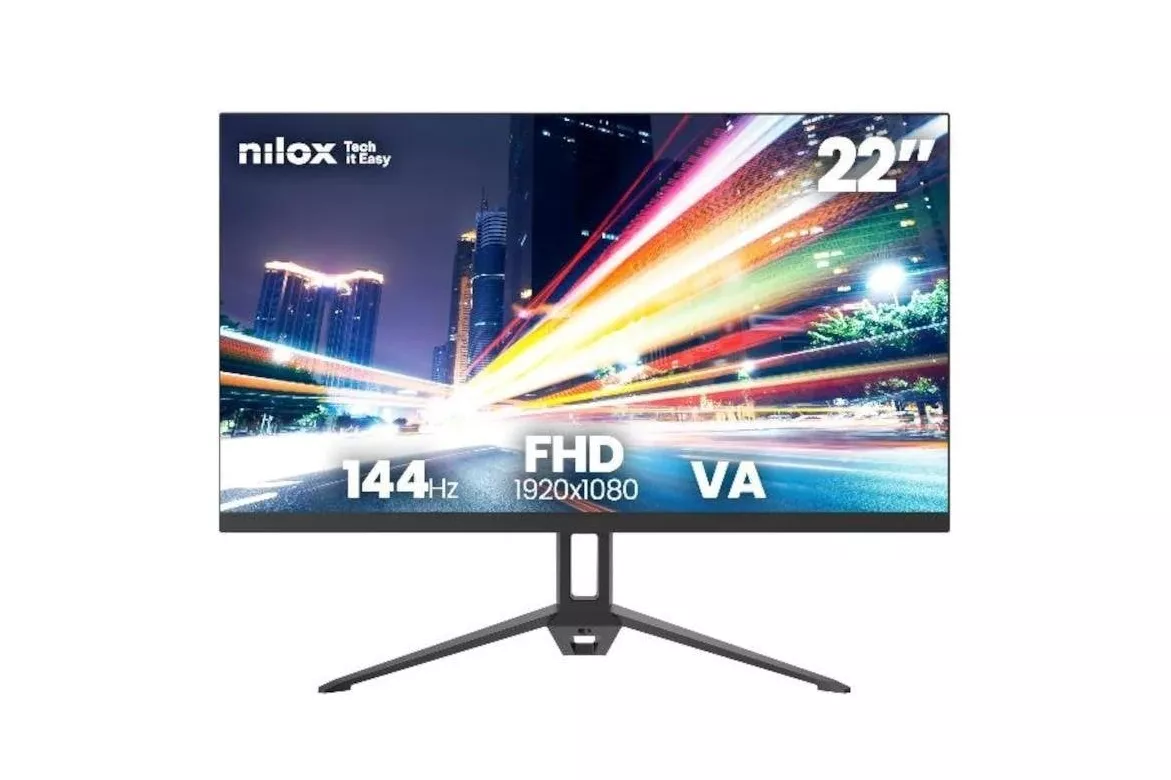 Monitor Nilox NXM22FHD14411 22" FullHD 144 Hz VA 5 ms HDMI VGA